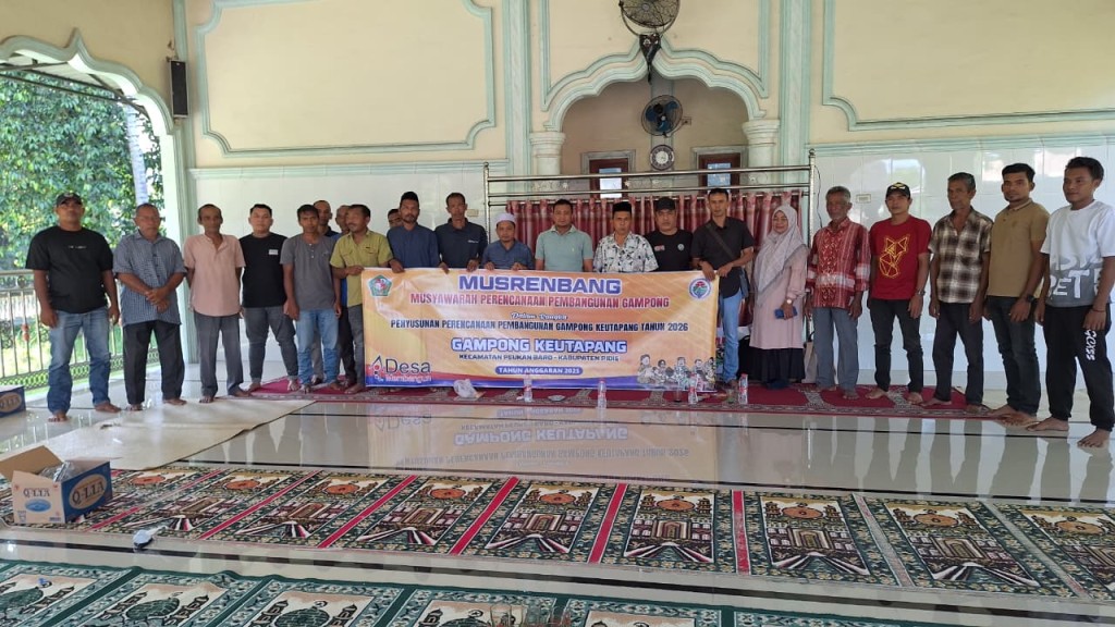 FOTO MUSYAWARAH PERENCANAAN PEMBANGUNAN GAMPONG KEUTAPANG 